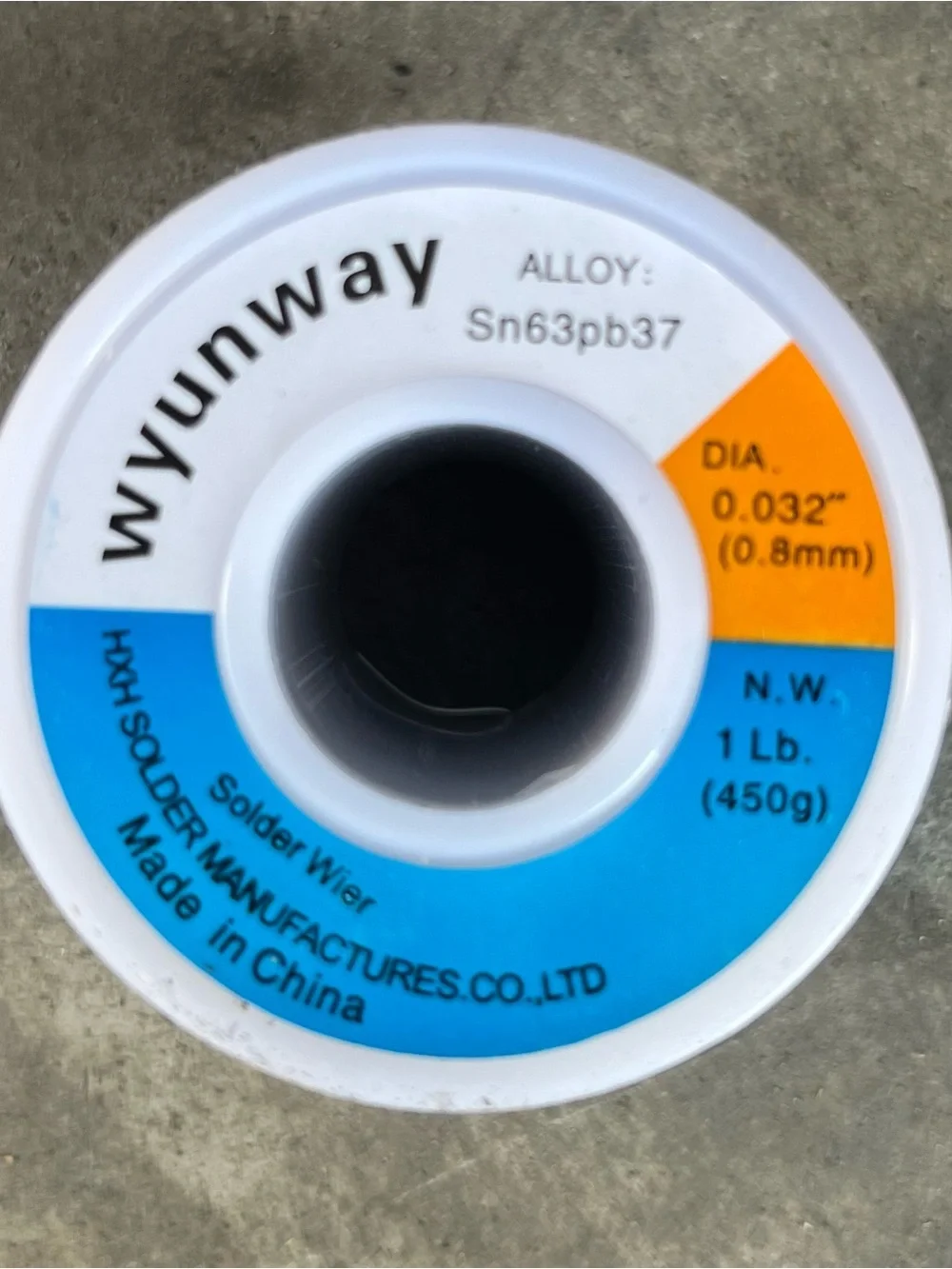 Solder Wire 63/37 Tin, 450g